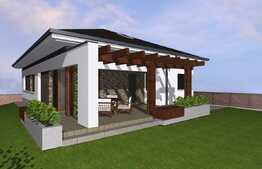 Case individuale la rosu de vanzare, stil mediteranean, 112 mp, 600 teren ! 