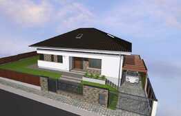 Case individuale la rosu de vanzare, stil mediteranean, 112 mp, 600 teren ! 