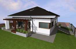 Case individuale la rosu de vanzare, stil mediteranean, 112 mp, 600 teren ! 