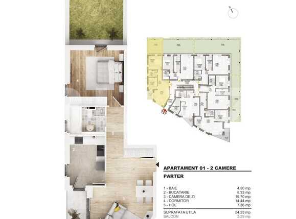 Apartament de vânzare 2 camere Gheorgheni - 41396AV | BLITZ Cluj-Napoca | Poza1