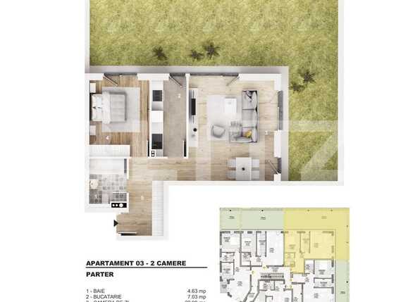 Apartament de vânzare 2 camere Gheorgheni - 41399AV | BLITZ Cluj-Napoca | Poza1