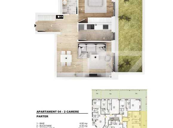 Apartament de vânzare 2 camere Gheorgheni - 41404AV | BLITZ Cluj-Napoca | Poza1