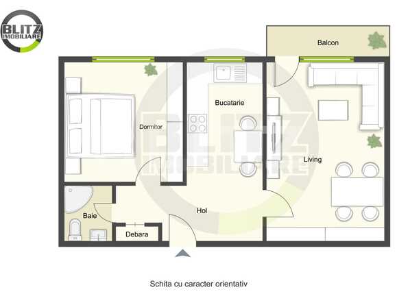 Apartament de vânzare 2 camere Manastur - 41451AV | BLITZ Cluj-Napoca | Poza1