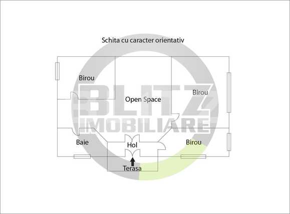 Spațiu birouri de închiriat Marasti - 41498SIB | BLITZ Cluj-Napoca | Poza1