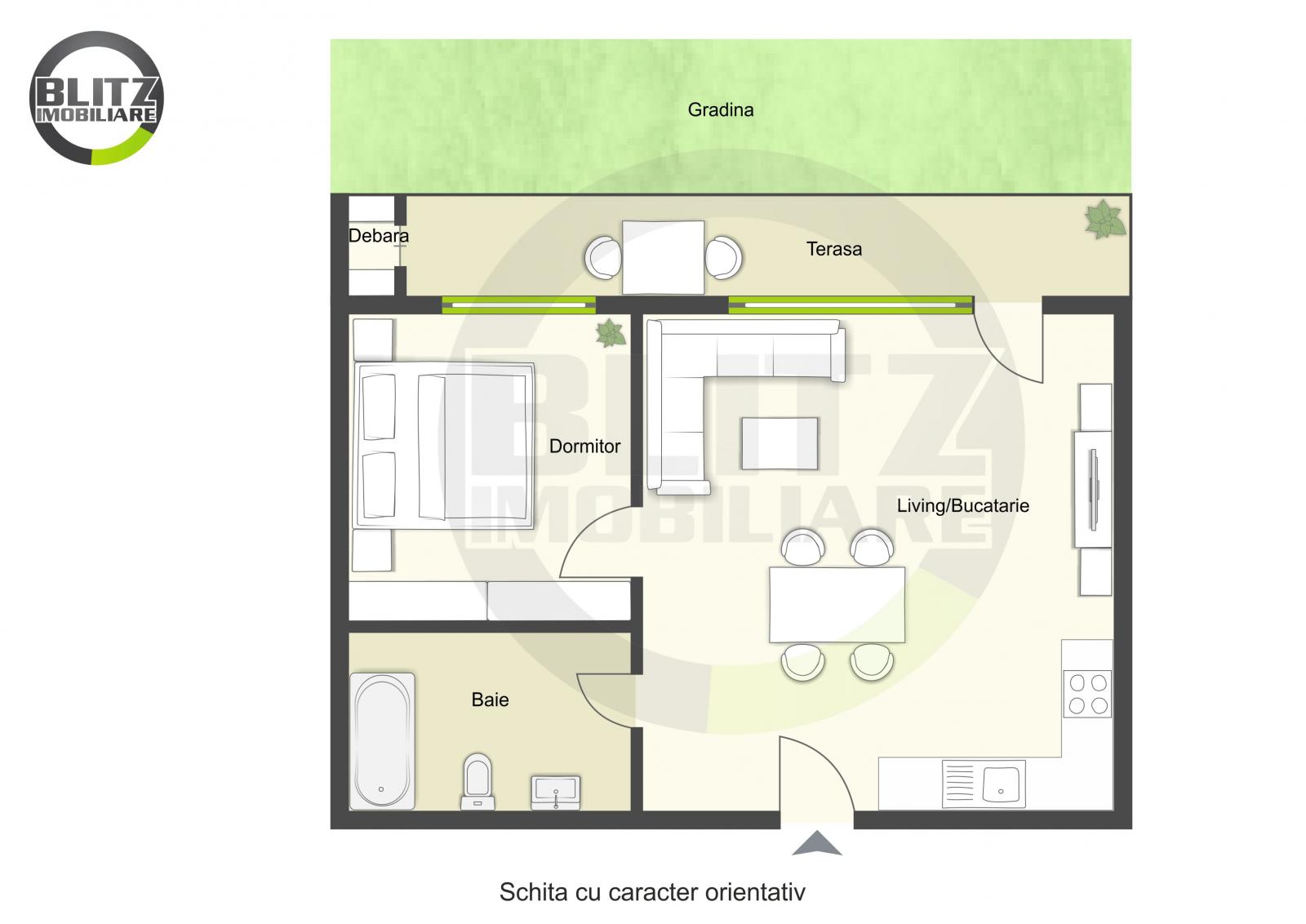Apartament de vânzare 2 camere Floreşti - 41605AV | BLITZ Cluj-Napoca | Poza1