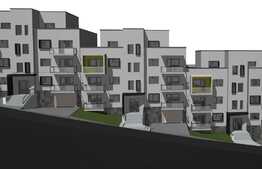 2 camere, 49 mp., semifinisat, terasa 38 mp., zona linistita Teilor