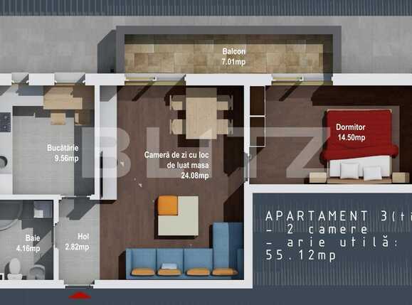 Apartament de vânzare 2 camere Baciu - 41823AV | BLITZ Cluj-Napoca | Poza1