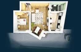 Apartament 2 camere, 57.63 mp, semifinisat, zona Centrala