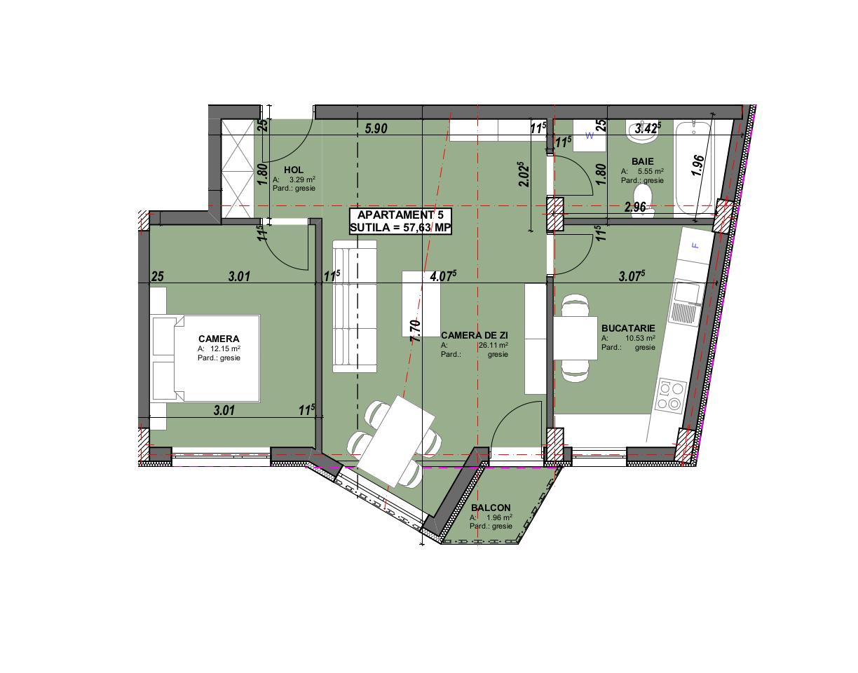 Apartament de vânzare 2 camere Central - 41898AV | BLITZ Cluj-Napoca | Poza1