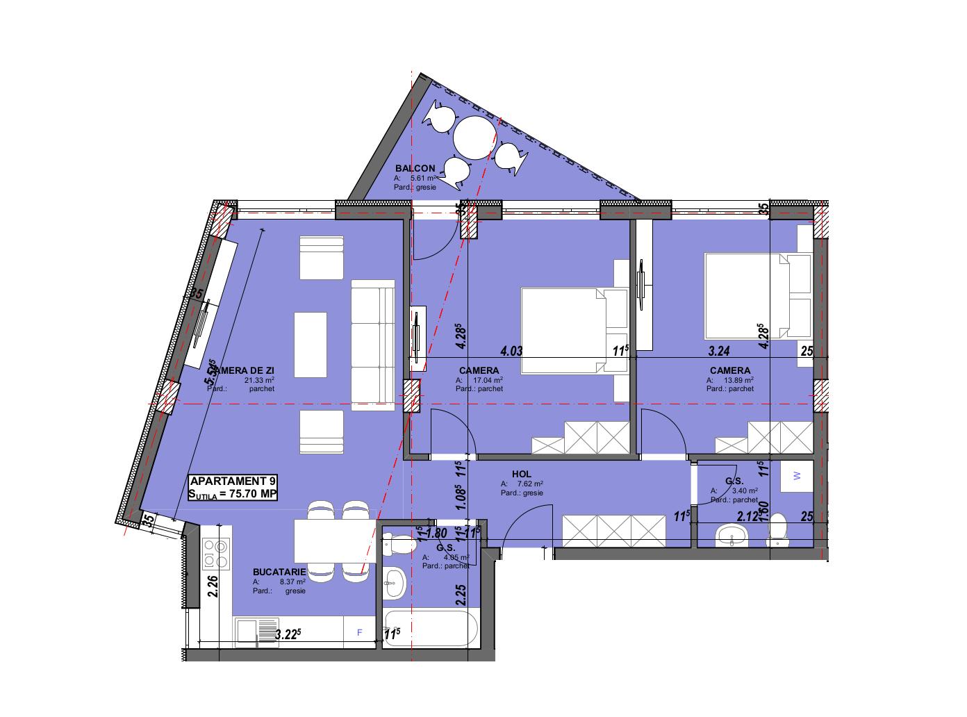 Apartament de vânzare 3 camere Central - 41903AV | BLITZ Cluj-Napoca | Poza1