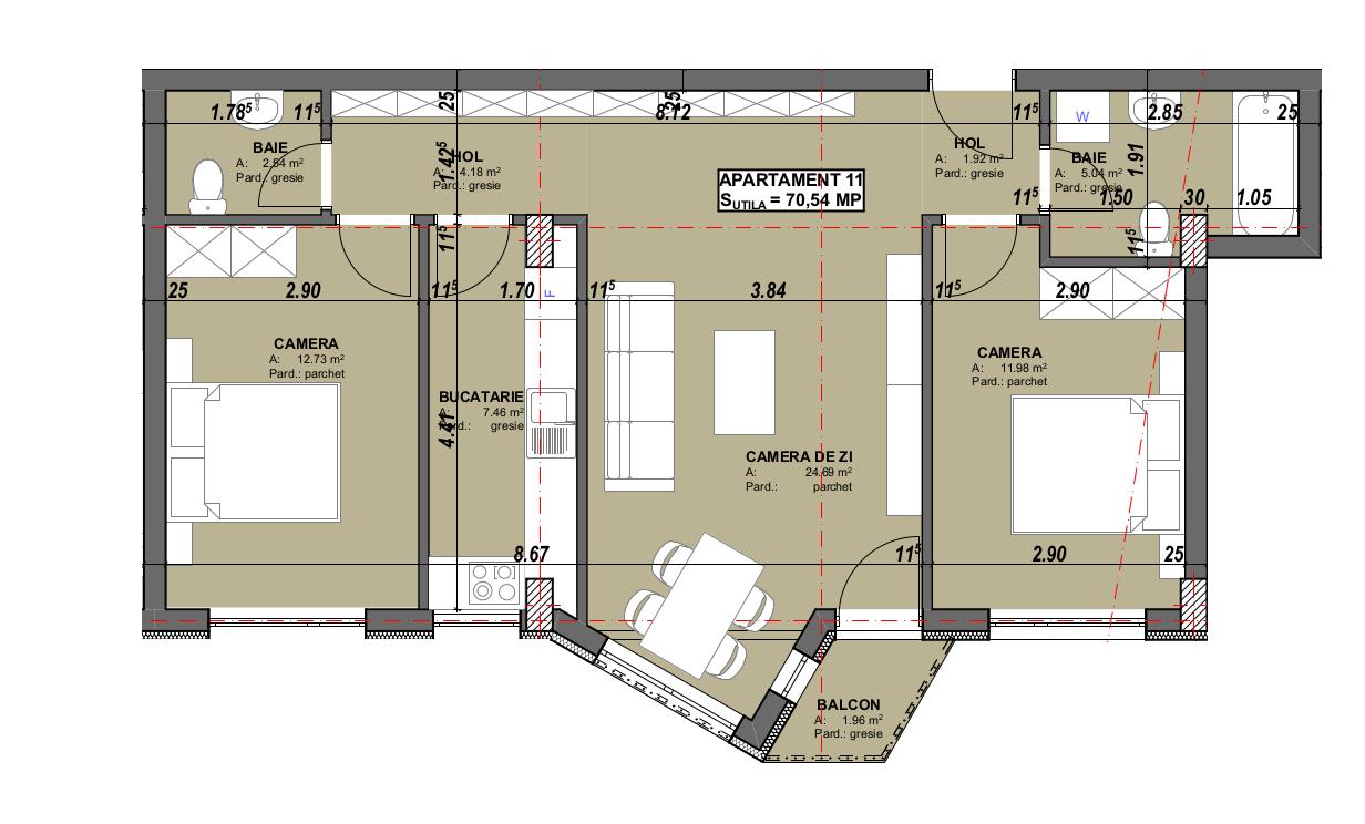 Apartament de vânzare 3 camere Central - 41905AV | BLITZ Cluj-Napoca | Poza1