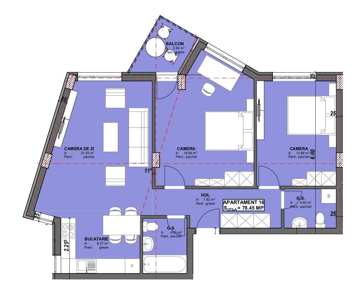 Apartament de vânzare 3 camere Central - 41907AV | BLITZ Cluj-Napoca | Poza1