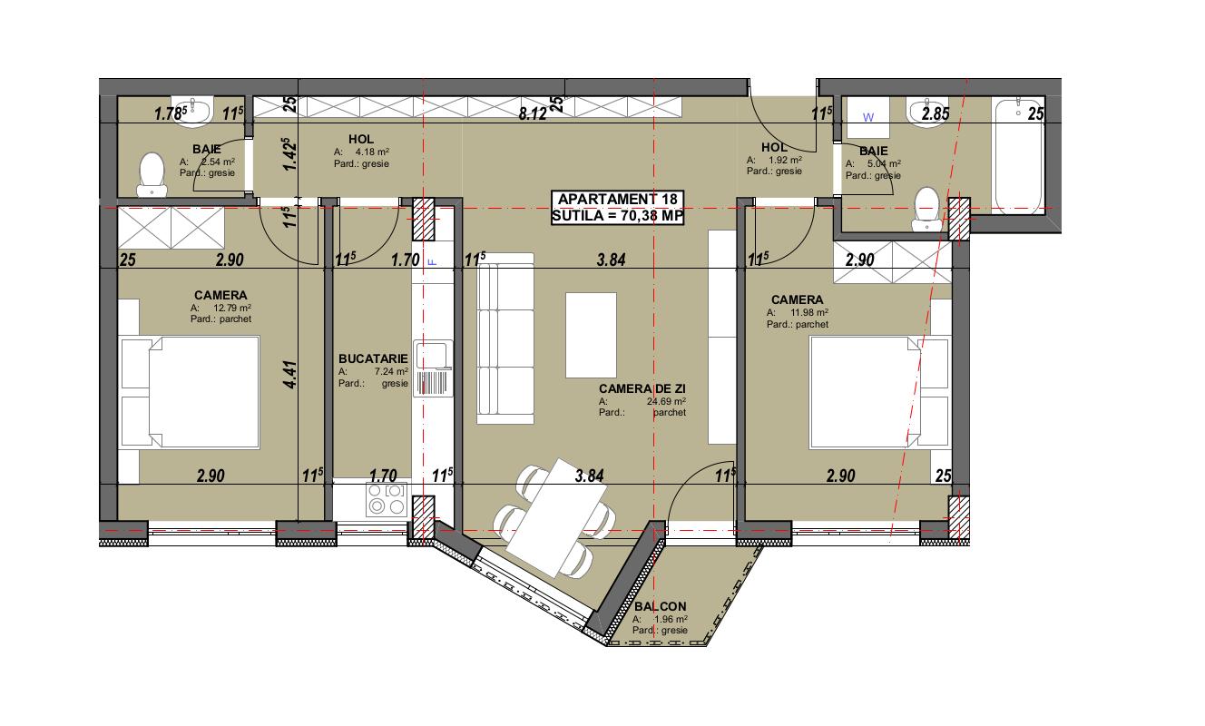 Apartament de vânzare 3 camere Central - 41908AV | BLITZ Cluj-Napoca | Poza1