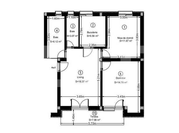 Apartament de vânzare 3 camere Exterior Est - 42131AV | BLITZ Cluj-Napoca | Poza1