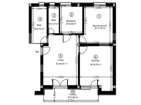 Apartament de vânzare 3 camere Exterior Est - 42139AV | BLITZ Cluj-Napoca | Poza4