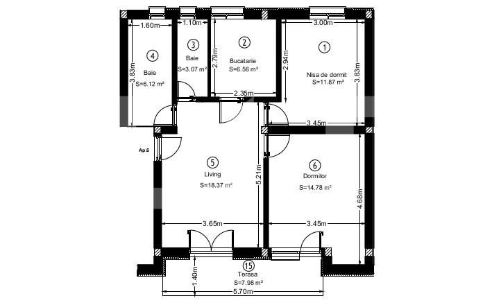 Apartament de vânzare 3 camere Exterior Est - 42139AV | BLITZ Cluj-Napoca | Poza4