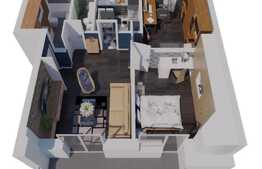 Vanzare apartament cu CF, 3 camere, 63.29 MP, finisat, zona Exterior Est!