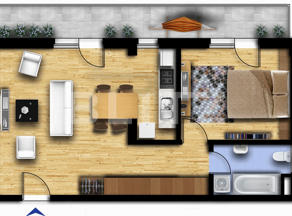 Apartament de vânzare 2 camere Zorilor - 42271AV | BLITZ Cluj-Napoca | Poza1