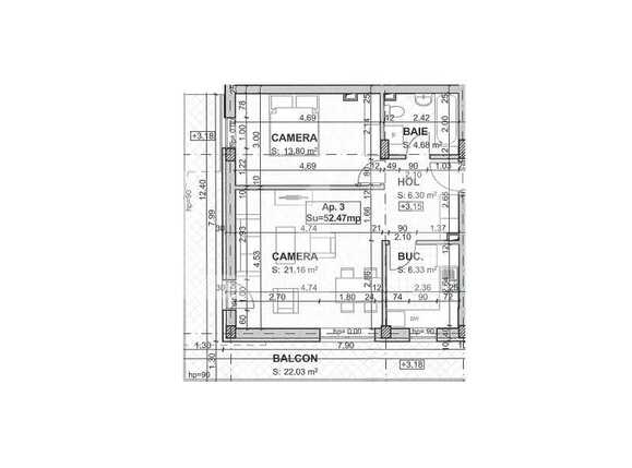 Apartament de vânzare 2 camere Borhanci - 42272AV | BLITZ Cluj-Napoca | Poza4