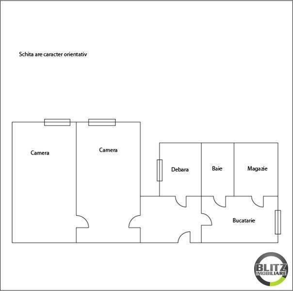 Apartament de vânzare 2 camere Central - 423AV | BLITZ Cluj-Napoca | Poza1