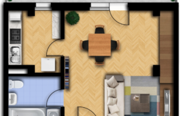 Apartament 1 camera, etaj intermediar, zona Golden Tulip