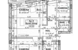 Apartament de vanzare, in ansamblu rezidential, la 10 minute de centru