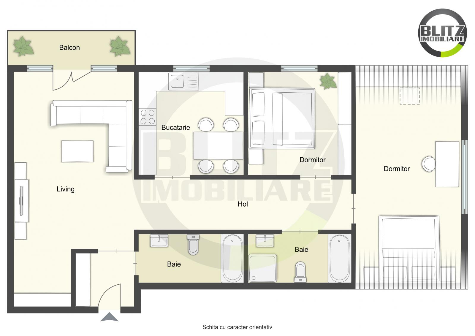 Apartament de vânzare 3 camere Floreşti - 42325AV | BLITZ Cluj-Napoca | Poza1