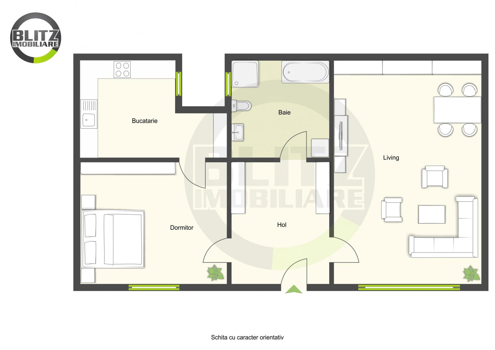 Apartament de vânzare 2 camere Central - 42378AV | BLITZ Cluj-Napoca | Poza1