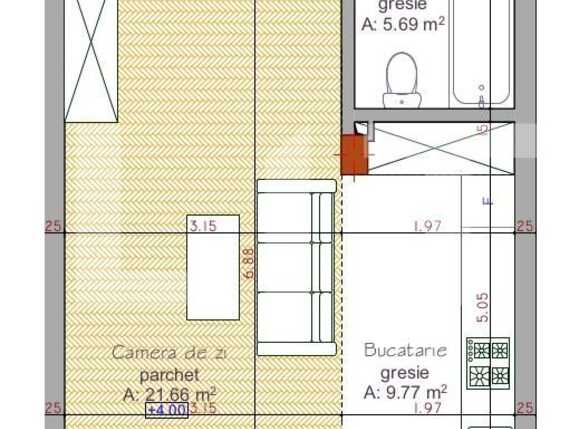 Garsonieră de vânzare Someseni - 42390AV | BLITZ Cluj-Napoca | Poza4