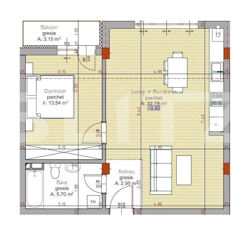 Apartament de vânzare 2 camere Someseni - 42396AV | BLITZ Cluj-Napoca | Poza4