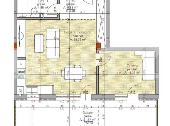 Apartament de vânzare 2 camere Someseni - 42399AV | BLITZ Cluj-Napoca | Poza1