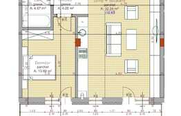 Apartament 2 camere, 54.65 mp, terasa 20 mp, zona strazii Traian Vuia