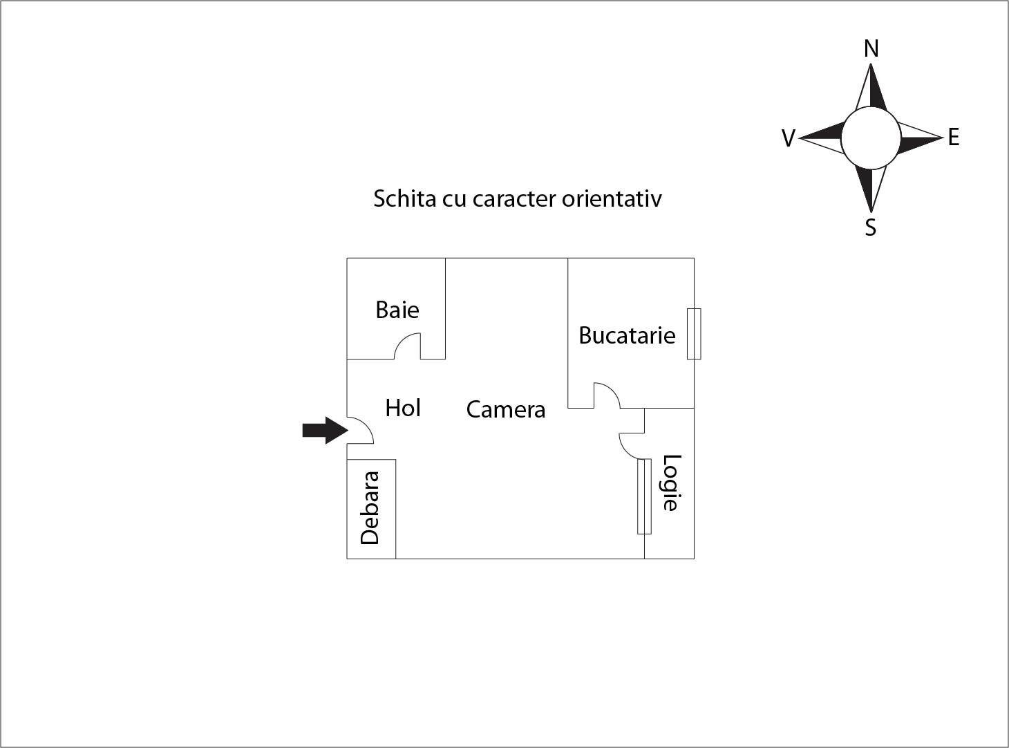 Garsonieră de vânzare Marasti - 42420AV | BLITZ Cluj-Napoca | Poza1