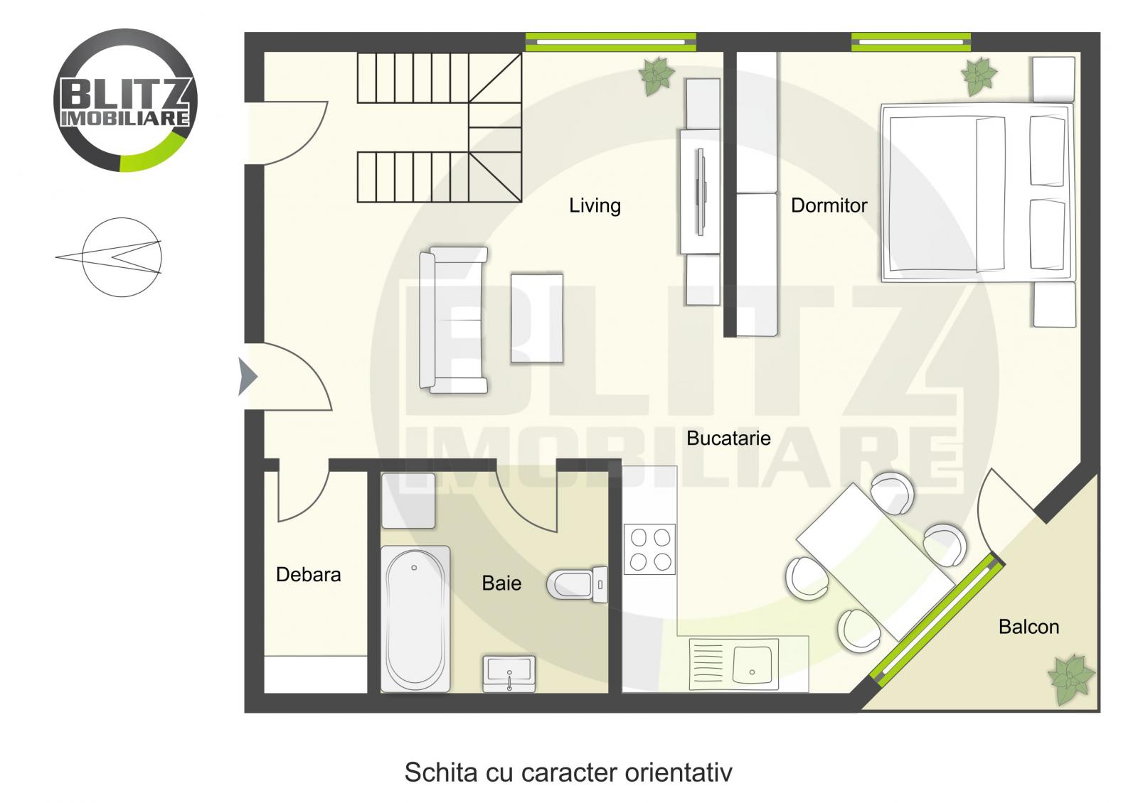 Apartament de vânzare 2 camere Baciu - 42423AV | BLITZ Cluj-Napoca | Poza2