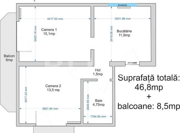 Apartament de vânzare 2 camere Intre Lacuri - 42470AV | BLITZ Cluj-Napoca | Poza8