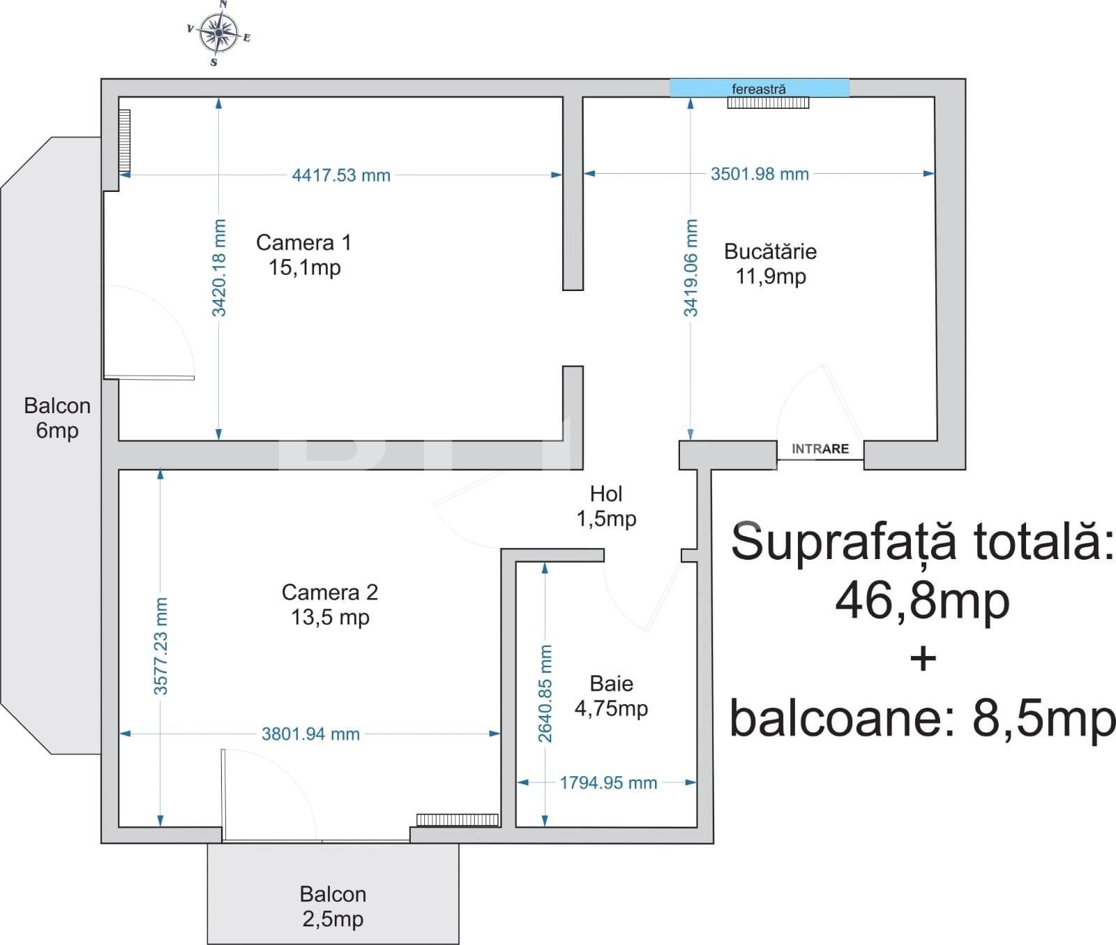 Apartament de vânzare 2 camere Intre Lacuri - 42470AV | BLITZ Cluj-Napoca | Poza8
