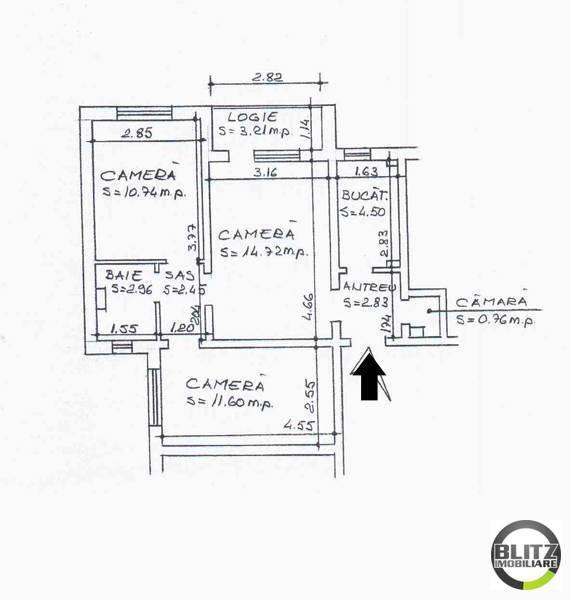 Apartament de vânzare 3 camere Grigorescu - 435AV | BLITZ Cluj-Napoca | Poza1