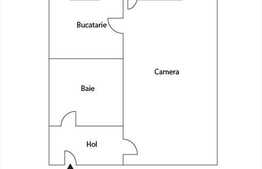 Apartament nou cu 1 camera, 38 mp