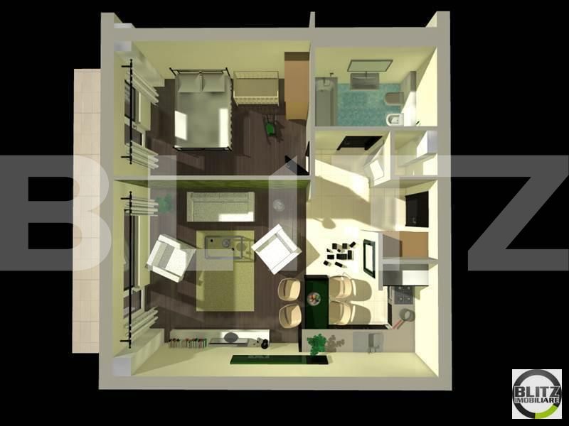 Apartament de vânzare 2 camere Central - 4446AV | BLITZ Cluj-Napoca | Poza2