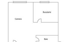 1 camera de vanzare, 42.45 mp, ideal pentru investitie