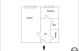 1 camera, 30 mp, de vanzare, in zona BRD Marasti. Loc de parcare si boxa!