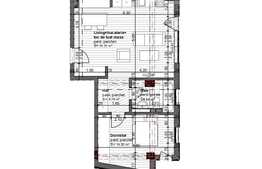 Apartament 2 camere, 54.95 mp, zona Corneliu Coposu