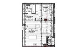 Apartament 2 camere, 49.90 mp, logie, zona Corneliu Coposu