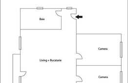 De vanzare apartament 3 camere, imobl tip vila