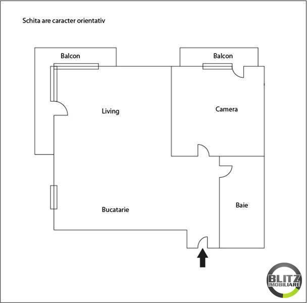 Apartament de vanzare 2 camere Floresti - 453AV | BLITZ Cluj-Napoca | Poza1