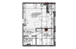 Apartament 2 camere, 49.27 mp, logie, zona Corneliu Coposu