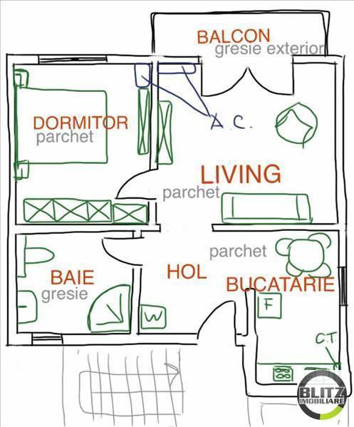 Apartament de vânzare 2 camere Central - 4587AV | BLITZ Cluj-Napoca | Poza1