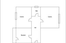 2 camere, 52 mp plus boxa la subsol, zona Centrului Cultural Japonez