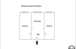 Apartament de vanzare cu 2 camere, 60 mp, zona strazii Bucuresti