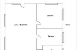 Apartament de vanzare cu 3 camere in imobil NOU, semifinisat